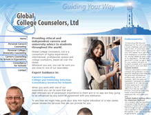 Tablet Screenshot of globalcollegecounselors.com